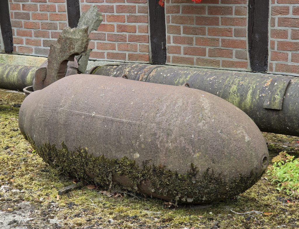 500 kg aerial bomb (unexploded ordnance) at the Ladbergen Local History Museum