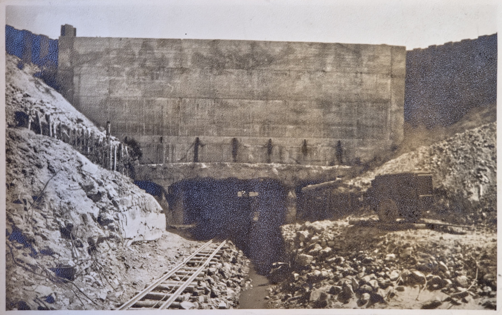 Damage to and repairs of the Glane culvert beneath the second branch of the Dortmund-Ems Canal near Ladbergen between 1944 and 1947