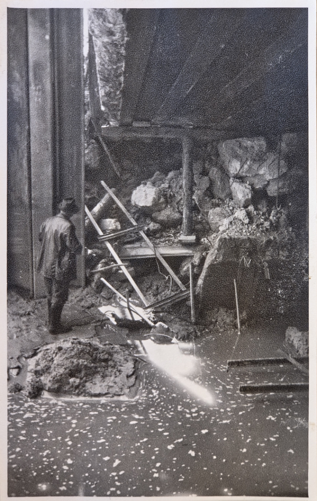 Damage to and repairs of the Glane culvert beneath the second branch of the Dortmund-Ems Canal near Ladbergen between 1944 and 1947