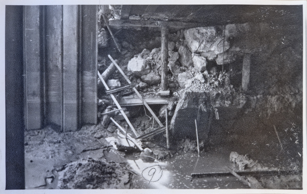 Damage to and repairs of the Glane culvert beneath the second branch of the Dortmund-Ems Canal near Ladbergen between 1944 and 1947