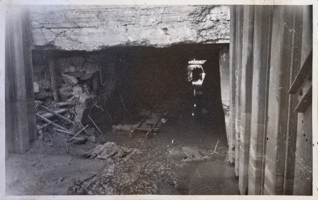 Damage to and repairs of the Glane culvert beneath the second branch of the Dortmund-Ems Canal near Ladbergen between 1944 and 1947
