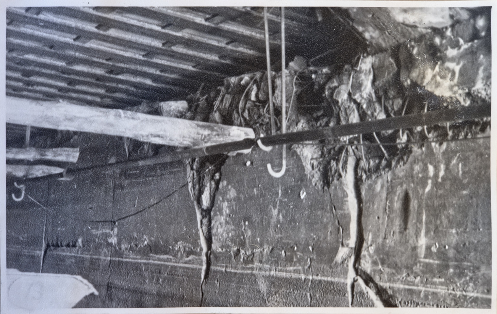 Damage to and repairs of the Glane culvert beneath the second branch of the Dortmund-Ems Canal near Ladbergen between 1944 and 1947