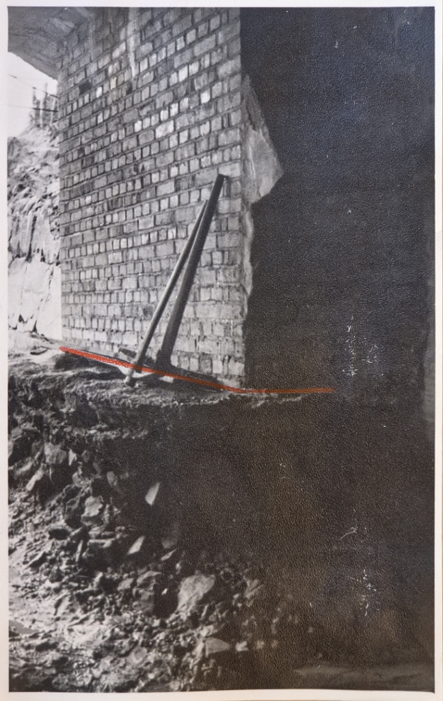 Damage to and repairs of the Glane culvert beneath the second branch of the Dortmund-Ems Canal near Ladbergen between 1944 and 1947