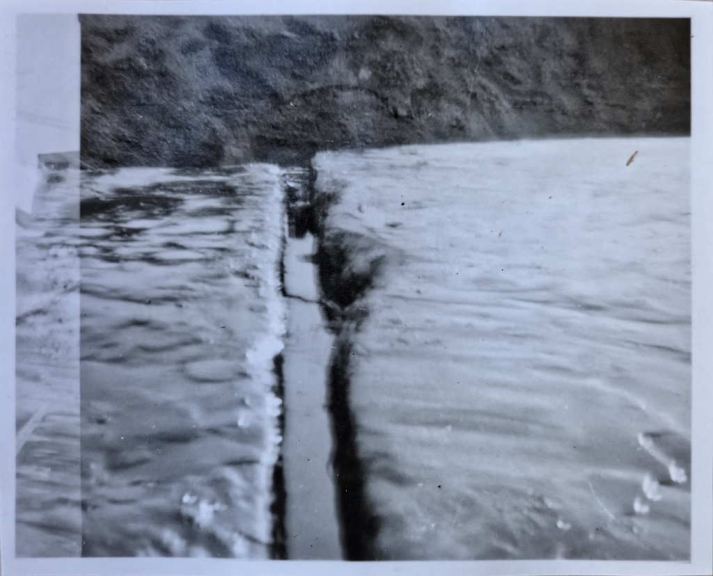 Damage to and repairs of the Glane culvert beneath the second branch of the Dortmund-Ems Canal near Ladbergen between 1944 and 1947