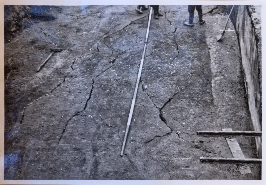 Damage to and repairs of the Glane culvert beneath the second branch of the Dortmund-Ems Canal near Ladbergen between 1944 and 1947