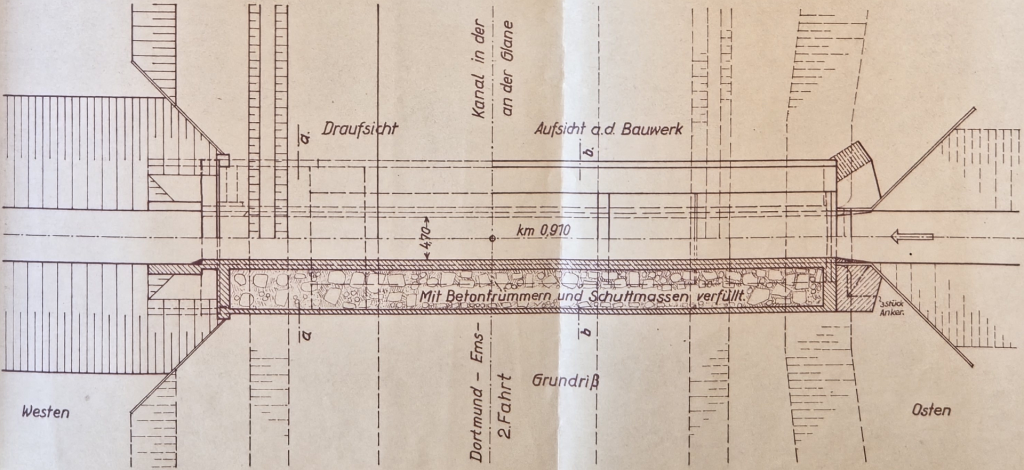 Sheet 8: Top view, view from above of the structure
