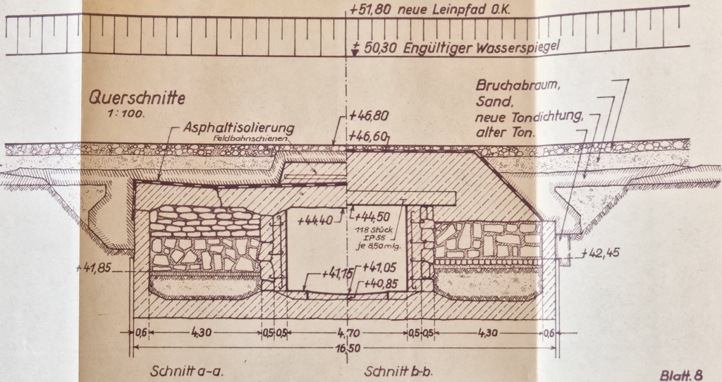 Sheet 8: Section a-a b-b