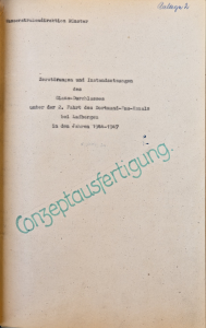 Seite 1 Zerstörungen und Instandsetzungen des Glane-Durchlasses unter der 2. Fahrt des Dortmund-Ems-Kanals bei Ladbergen in den Jahren 1944-1947