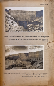 Anlage 11 a Zerstörungen und Instandsetzungen des Glane-Durchlasses unter der 2. Fahrt des Dortmund-Ems-Kanals bei Ladbergen in den Jahren 1944-1947